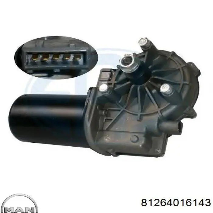 Мотор стеклоочищувача MAN 81264016143 ціна, від 61.41 USD
