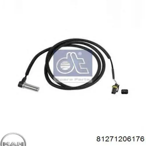 Датчик АБС (ABS) передній, правий 81271206176 MAN