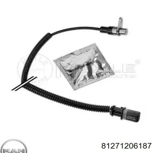 Датчик АБС (ABS) задній правий MAN 81271206187 ціна, від 28.47 USD
