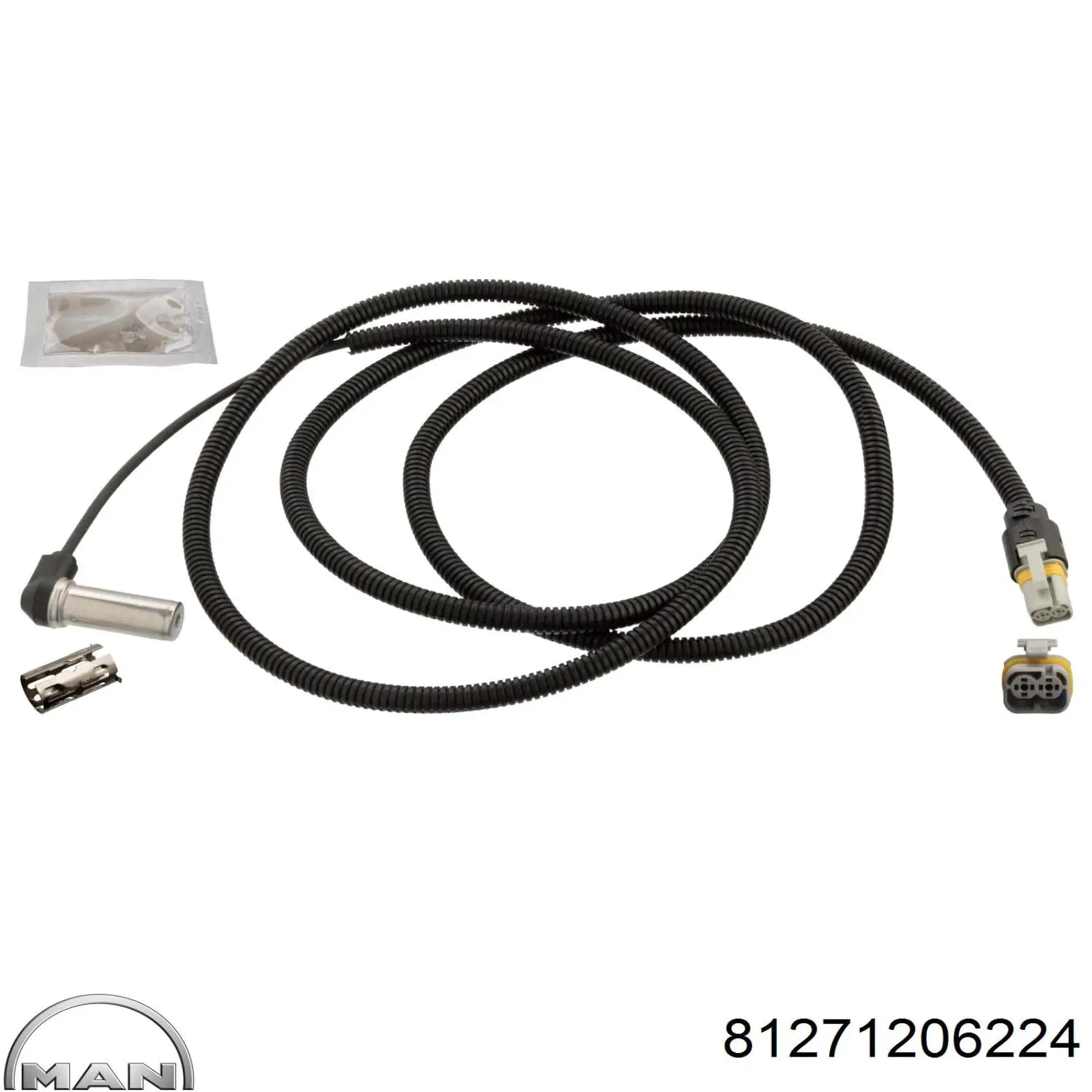Купити 103770 Febi Датчик АБС (ABS) передній, лівий