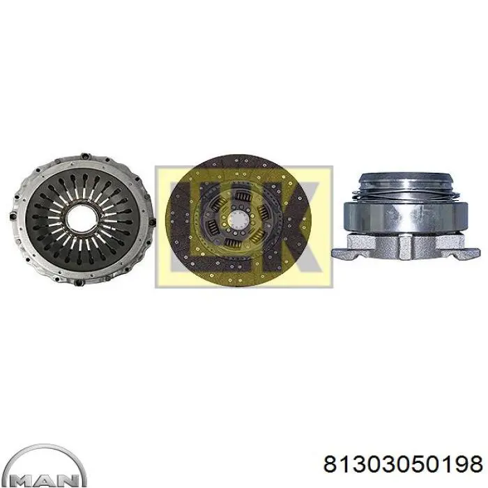 Пелюстковий кошик зчеплення MAN 81303050198 ціна, від 353.92 USD