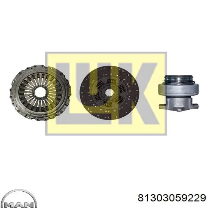 Корзина зчеплення 81303059229 MAN