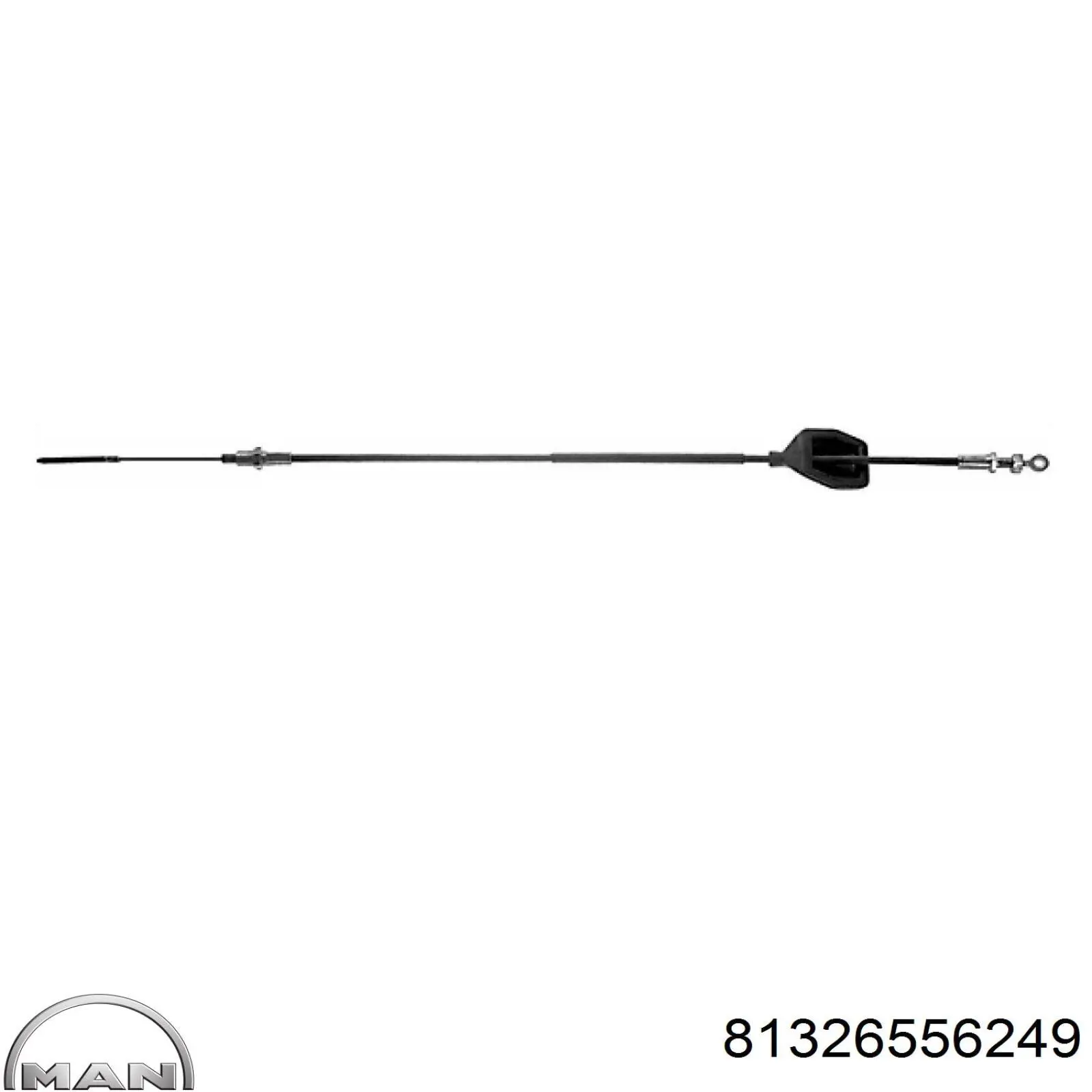 Трос перемикання передач, вибору передачі MAN 81326556249 ціна, від 41.24 USD