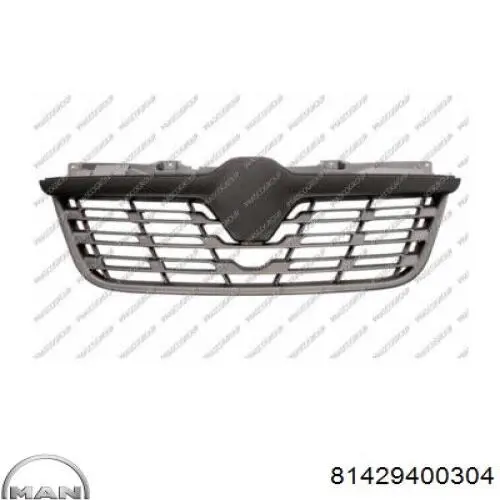 Купити 81429400304 MAN Рамка номерного знака автомобіля передня