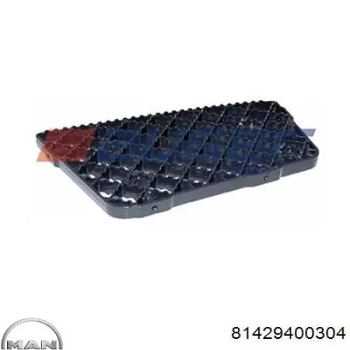 81429400304 MAN Панель кріплення номерного знака, переднього