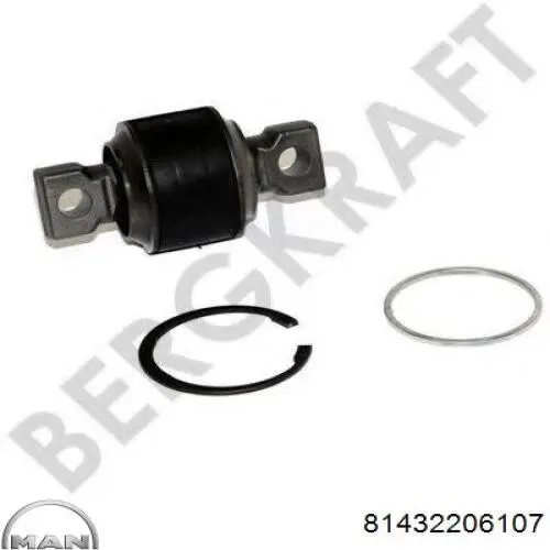 81432206107 MAN Сайлентблок задньої реактивної тяги