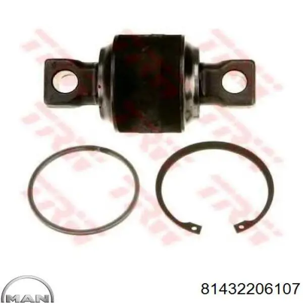 Сайлентблок задньої реактивної тяги MAN 81432206107 ціна, від 30.64 USD
