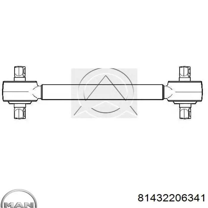 Штанга реактивна MAN 81432206341 ціна, від 121.67 USD