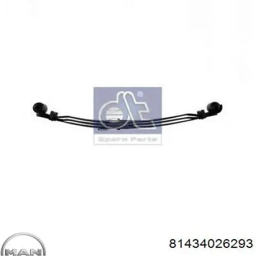 Ресори передні (пружини передньої підвіски) MAN 81434026293 ціна, від 522.84 USD