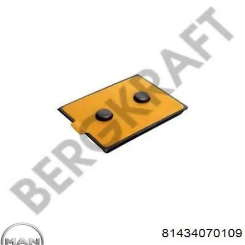 81434070109 MAN Подушка ресори міжлистова