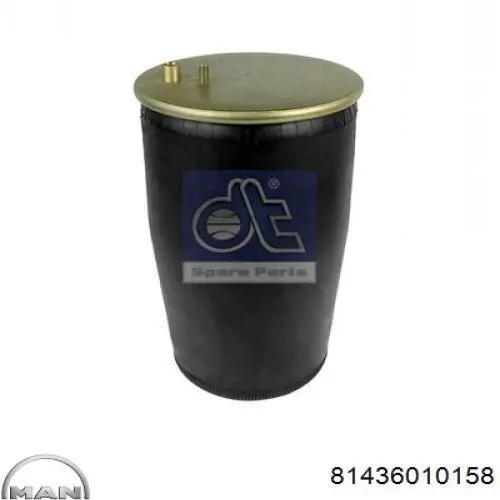 Пневмоподушка/Пневморессора моста MAN 81436010158 ціна, від 125.71 USD