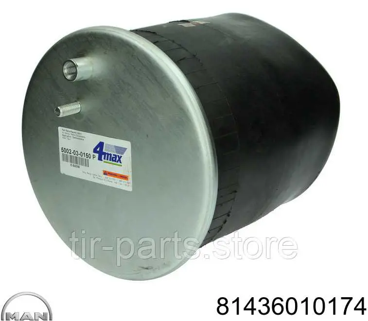 Пневморессора задня MAN 81436010174 ціна, від 50.52 USD