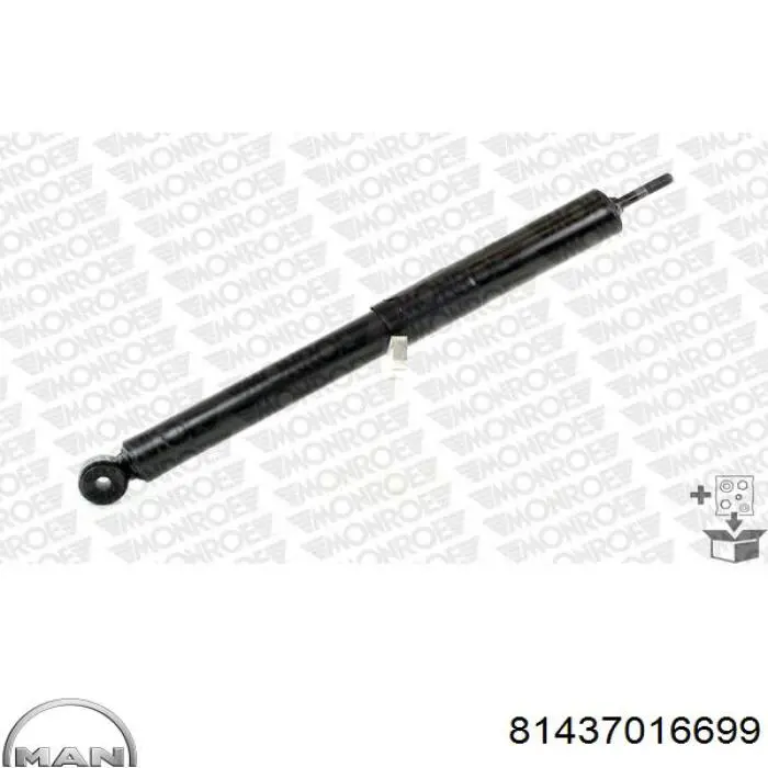 Стойка амортизатора передняя MAN 81437016699 ціна, від 51.07 USD