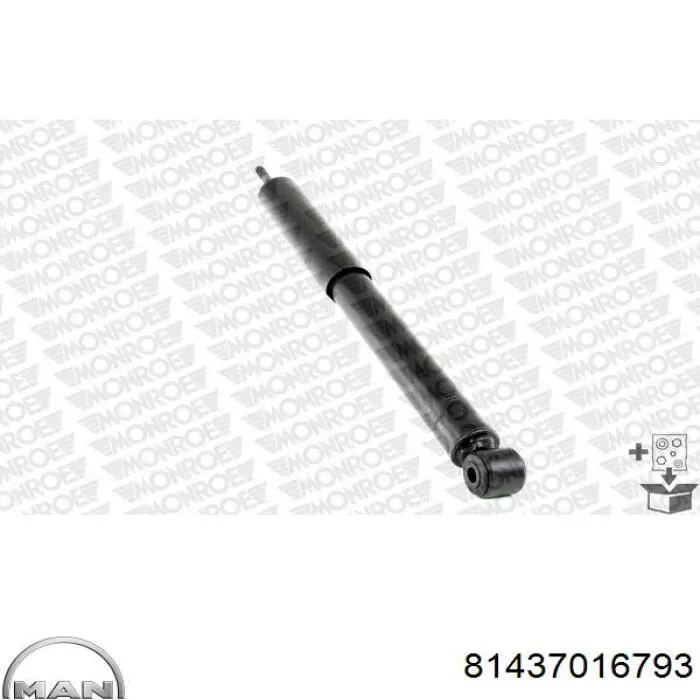Стойка амортизатора передняя MAN 81437016793 ціна, від 52.67 USD