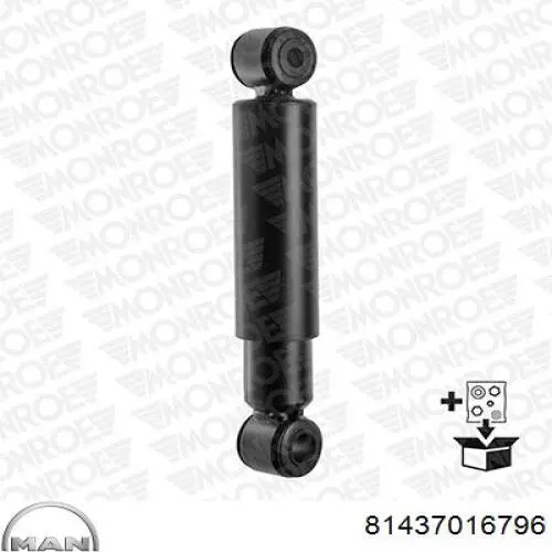 81437016796 MAN Амортизатори задні