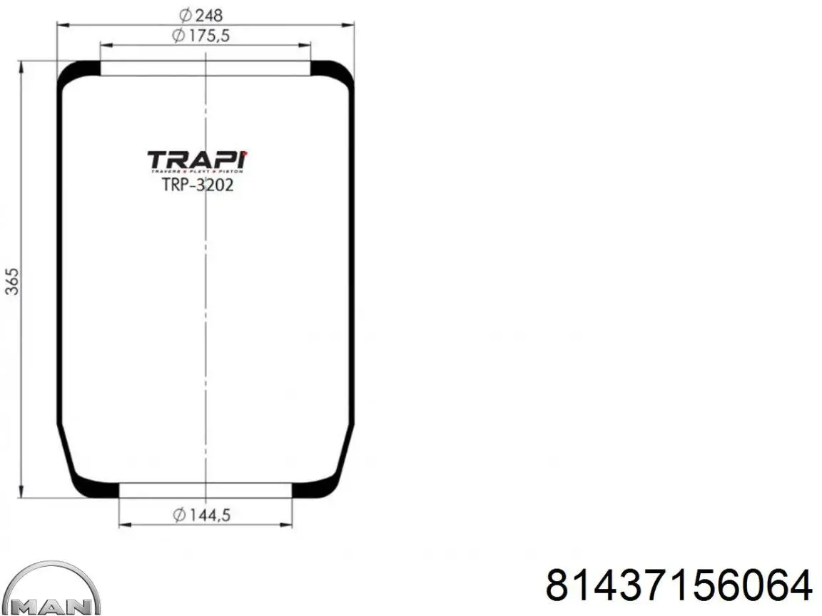 Стабілізатор передній стійкості MAN 81437150100 ціна, від 218.19 USD