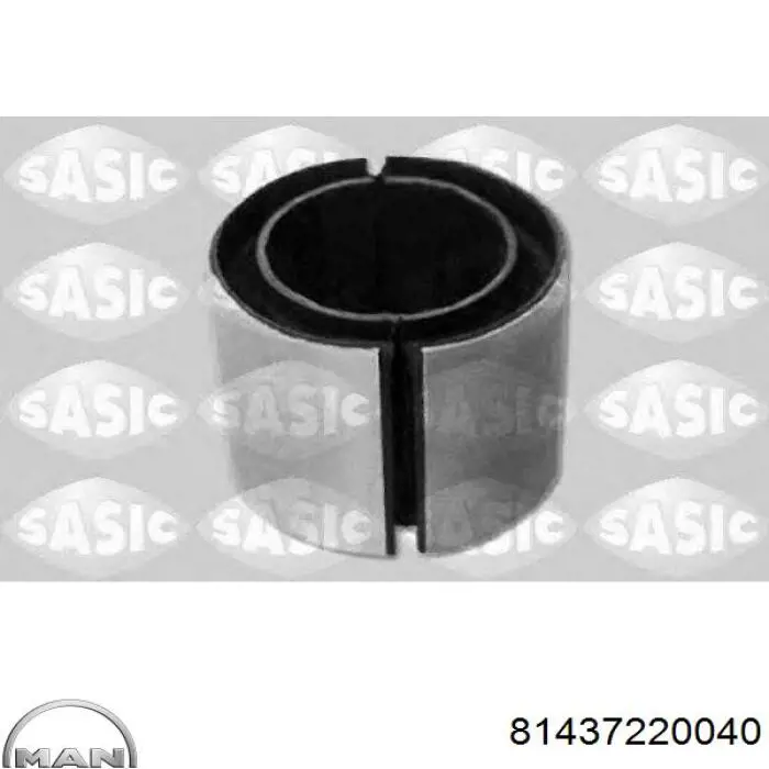 Втулка стабілізатора заднього MAN 81437220040 ціна, від 7.02 USD