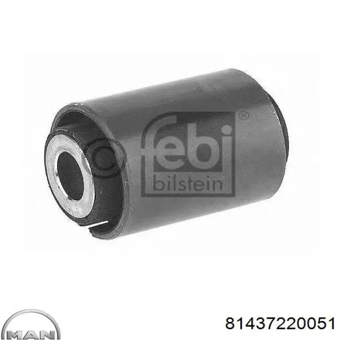 Купити 81437220051 MAN Сайлентблок ресори, передній