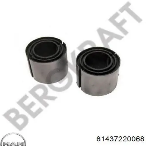 Гумка заднього стабілізатора MAN 81437220068 ціна, від 13.70 USD