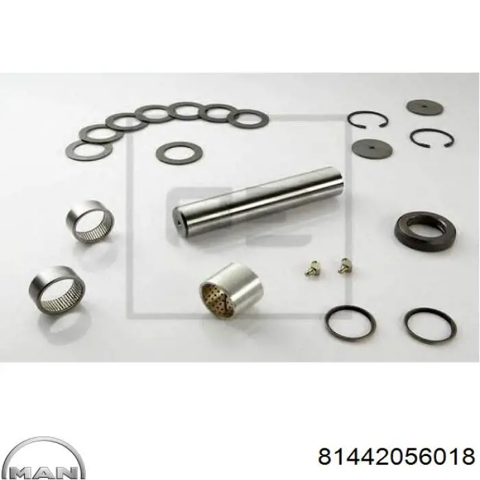Ремкомплект шкворня поворотного кулака MAN 81442056018 ціна, від 44.21 USD