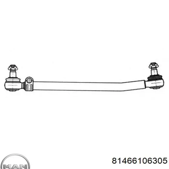 81466106305 MAN Тяга рульова центральна