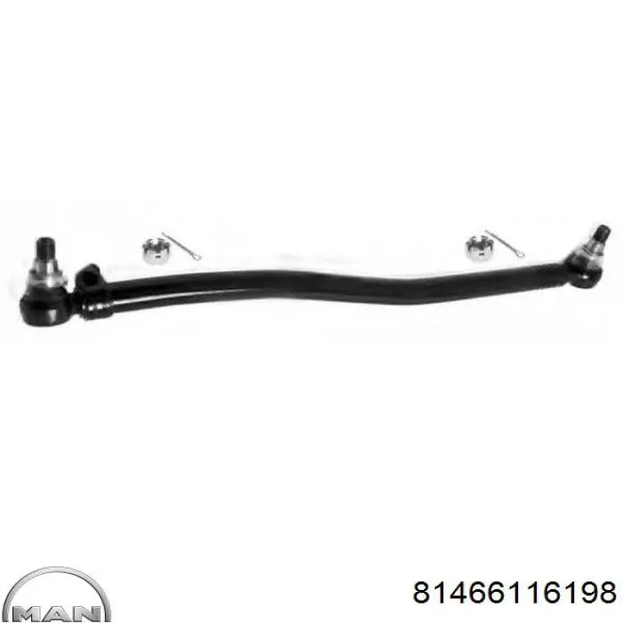 Тяга рульова в зборі MAN 81466116198 ціна, від 112.40 USD