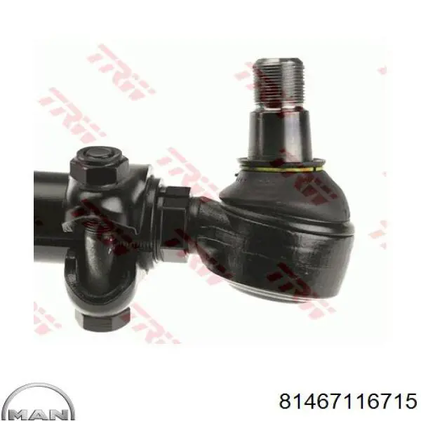 Тяга рульова в зборі MAN 81467116715 ціна, від 100.20 USD