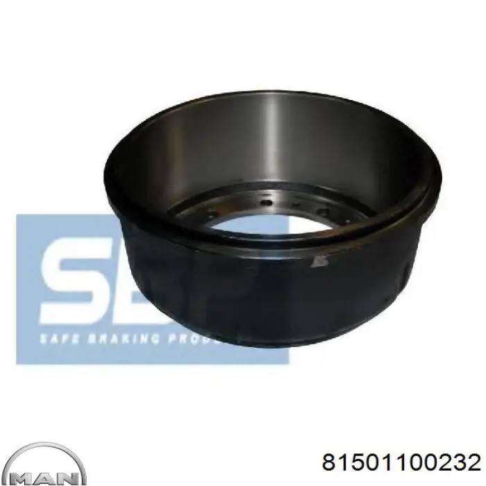 Купити 81501100232 MAN Барабан гальмівний передній