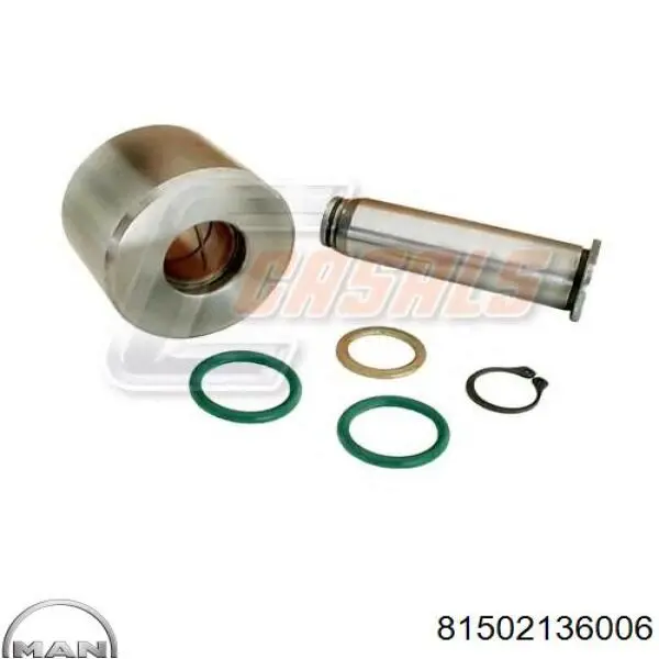 Ремкомплект гальмівних колодок MAN 81502136006 ціна, від 9.62 USD