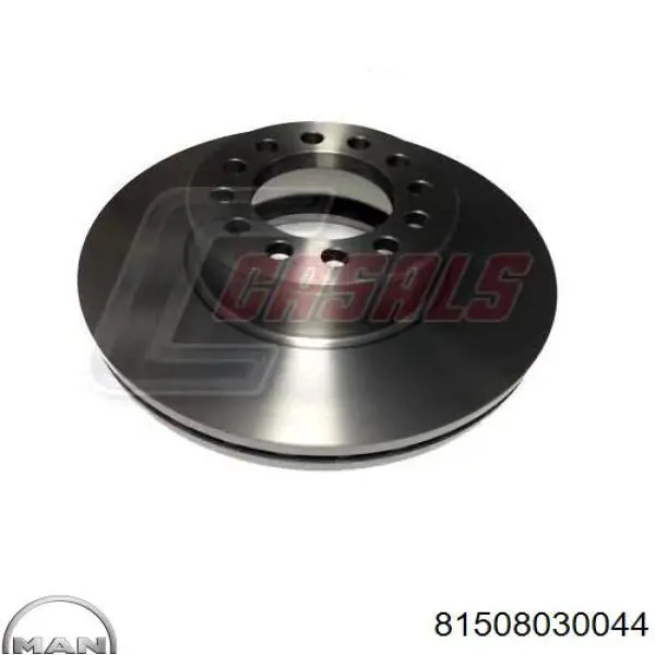 Диск переднього гальма MAN 81508030044 ціна, від 109.73 USD