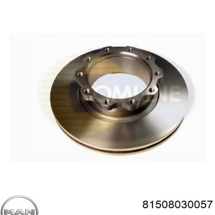 Диск переднього гальма MAN 81508030057 ціна, від 110.79 USD