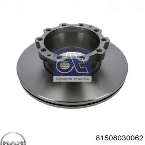 Задні дискові гальма MAN 81508030062 ціна, від 82.34 USD