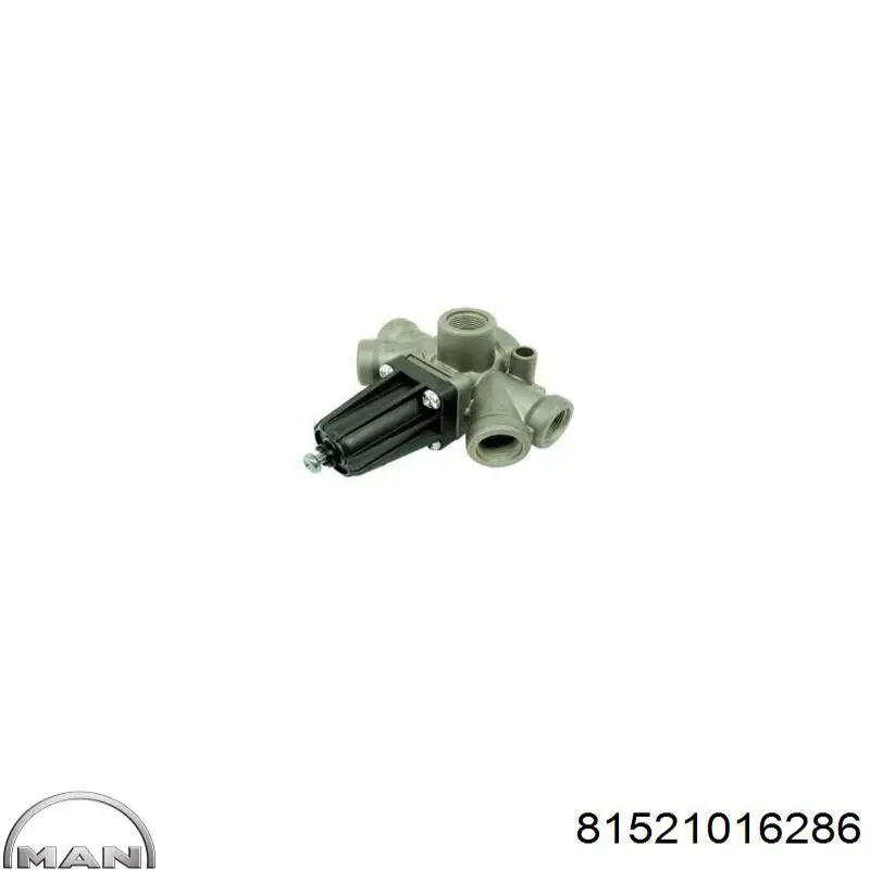 Клапан обмеження тиску пневмосистеми MAN 81521016286 ціна, від 25.40 USD