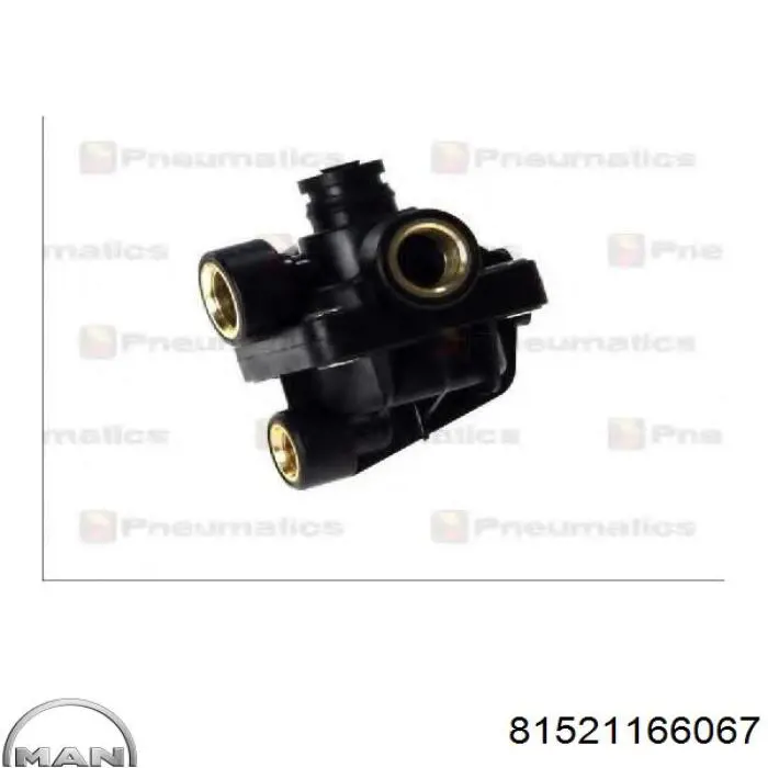 Прискорювальний клапан пневмосистеми MAN 81521166067 ціна, від 53.89 USD