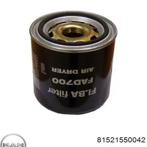 81521550042 MAN Фільтр осушувача повітря (вологомастиловідділювача) (TRUCK)