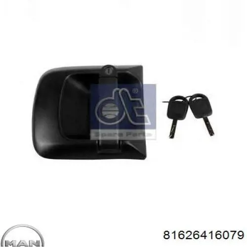 Ручка передньої двері зовнішня ліва MAN 81626416079 ціна, від 37.12 USD