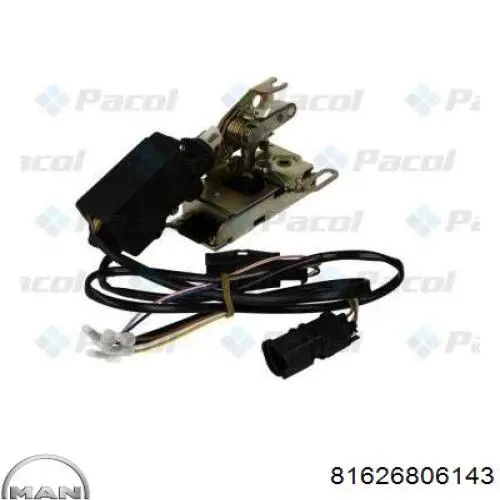 Замок передньої двері, лівої MAN 81626806143 ціна, від 27.53 USD
