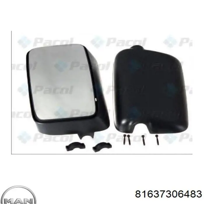 Праве бічне дзеркало Mega 1501010183 ціна, від 107.26 USD