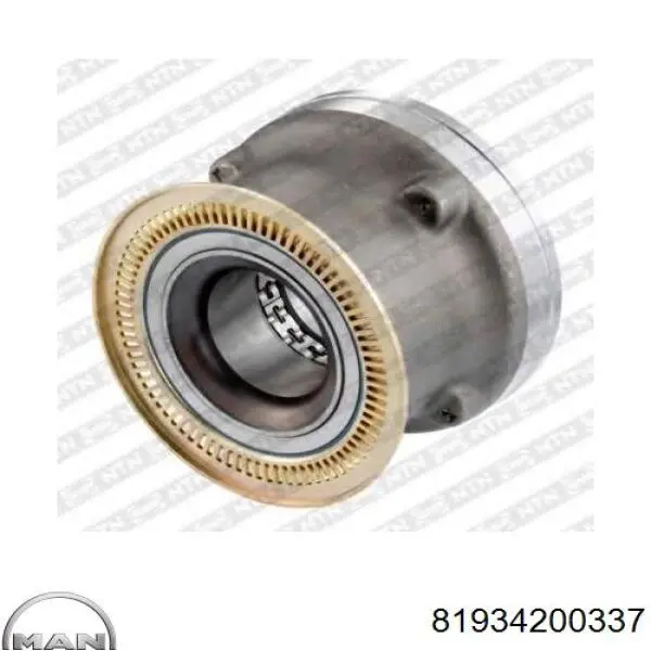 Комплект підшипник маточини передньої MAN 81934200337 ціна, від 225.47 USD