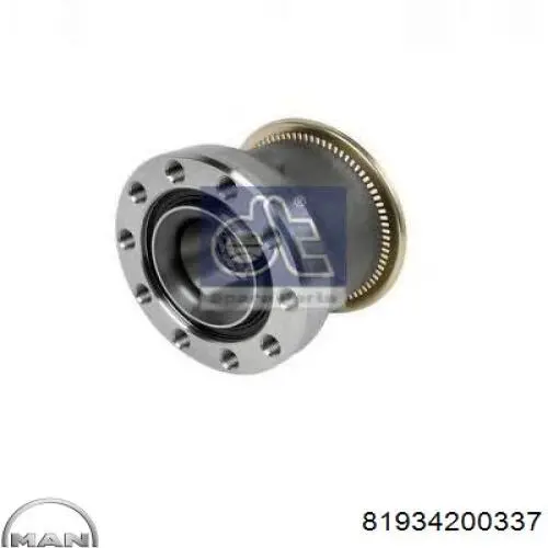 Купити 81934200337 MAN Підшипник ступиці передньої