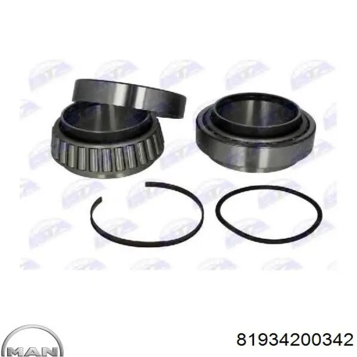Купити 81934200342 MAN Підшипник задньої ступиці