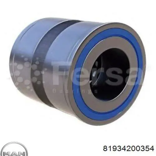 Комплект підшипник маточини передньої MAN 81934200354 ціна, від 172.33 USD