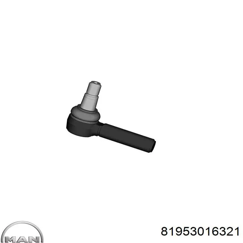 Накінечник поперечної рульової тяги MAN 81953016321 ціна, від 25.99 USD