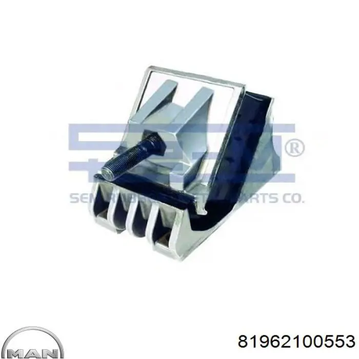 Подушка (опора) двигуна, передня MAN 81962100553 ціна, від 106.33 USD