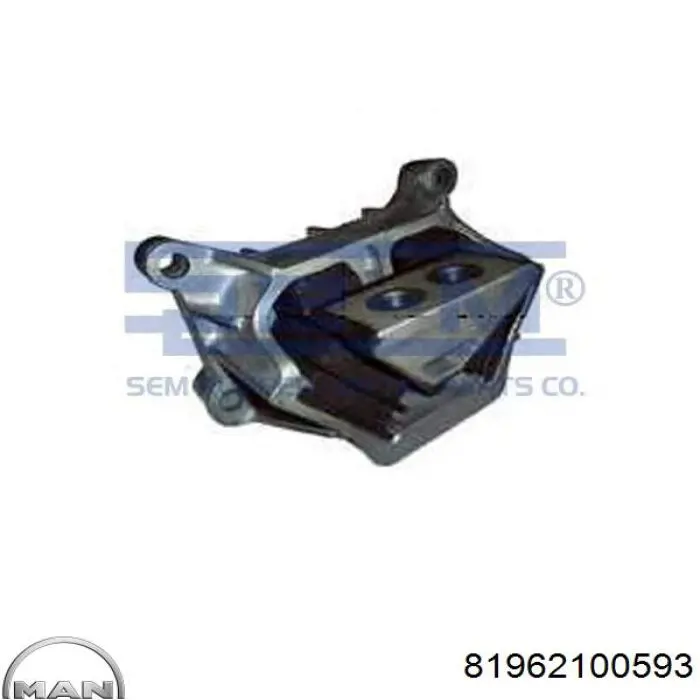 Подушка (опора) двигуна, задня MAN 81962100593 ціна, від 88.74 USD