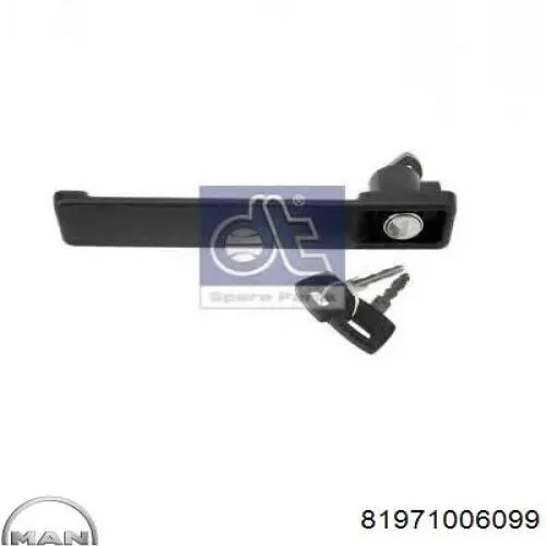 Ручка передньої двері зовнішня MAN 81971006099 ціна, від 17.43 USD