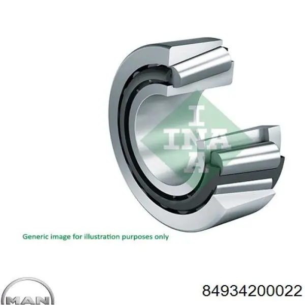 Купити 750117353 ZF Parts Підшипник роздавальної коробки, вихідного валу, задній