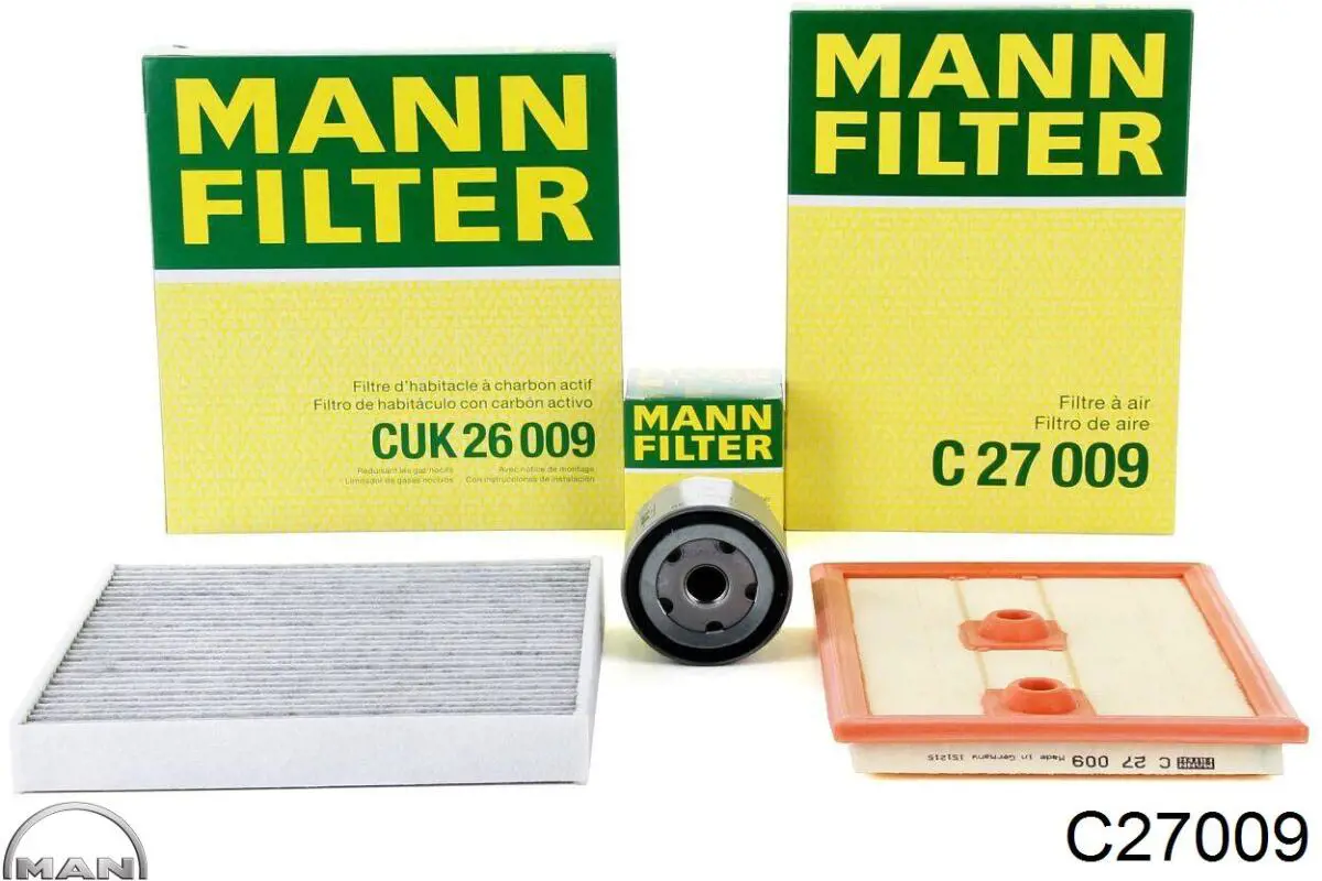 C27009 MAN Повітряний фільтр двигуна