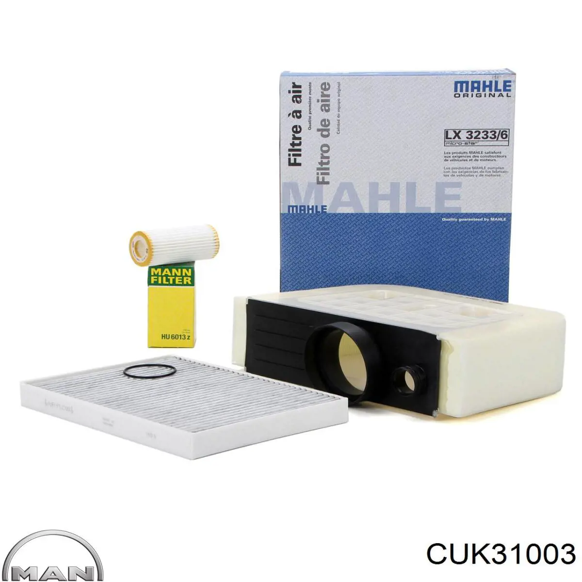 Фільтр повітряний обігрівача MAN CUK31003 ціна, від 14.06 USD
