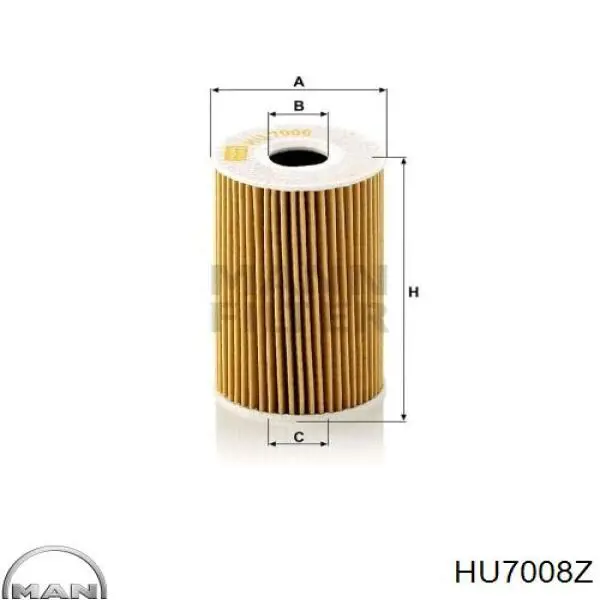 HU7008Z MAN Фільтр масла